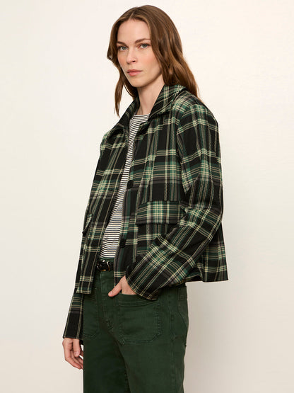 Sanctuary Clothing Premium - Avid Plaid Jacket Evergreen Plaid