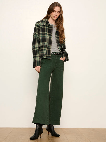 Sanctuary Clothing Premium - Avid Plaid Jacket Evergreen Plaid