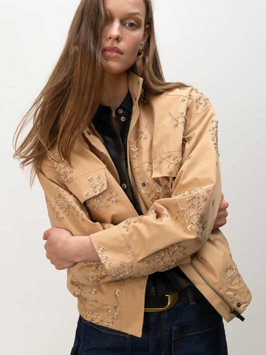 Sanctuary Clothing Smart Buy - Limelight Surplus Jacket Sparkle Motion