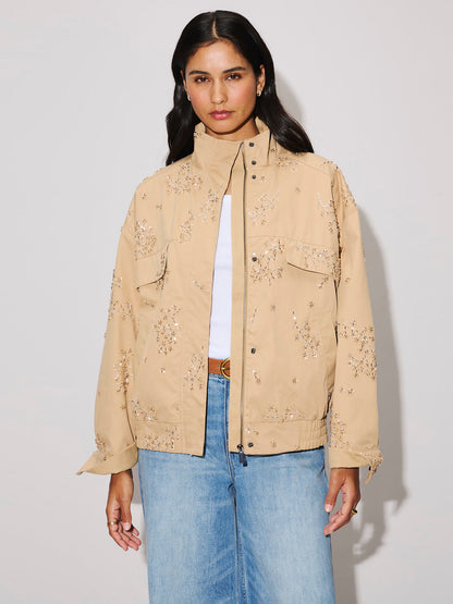Sanctuary Clothing Smart Buy - Limelight Surplus Jacket Sparkle Motion