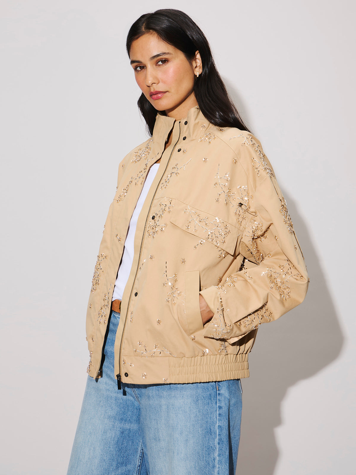 Sanctuary Clothing Smart Buy - Limelight Surplus Jacket Sparkle Motion
