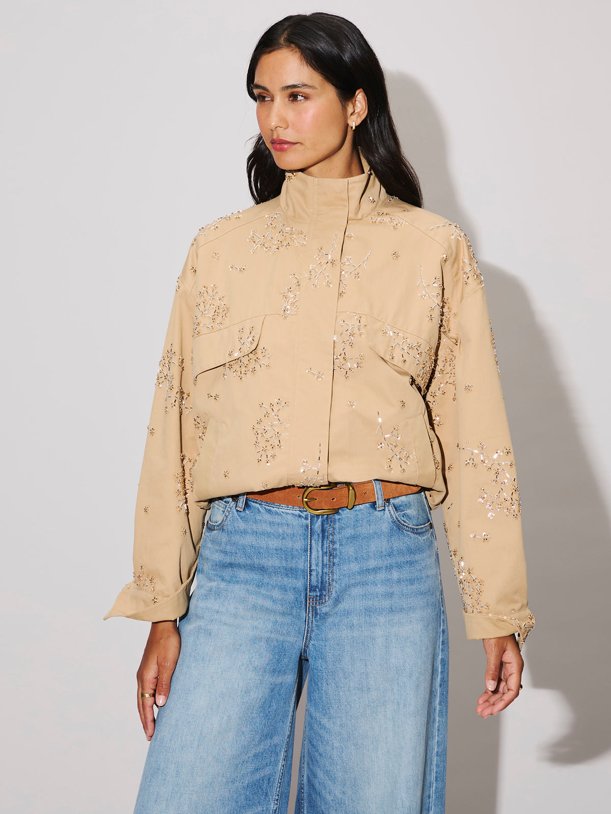 Sanctuary Clothing Smart Buy - Limelight Surplus Jacket Sparkle Motion