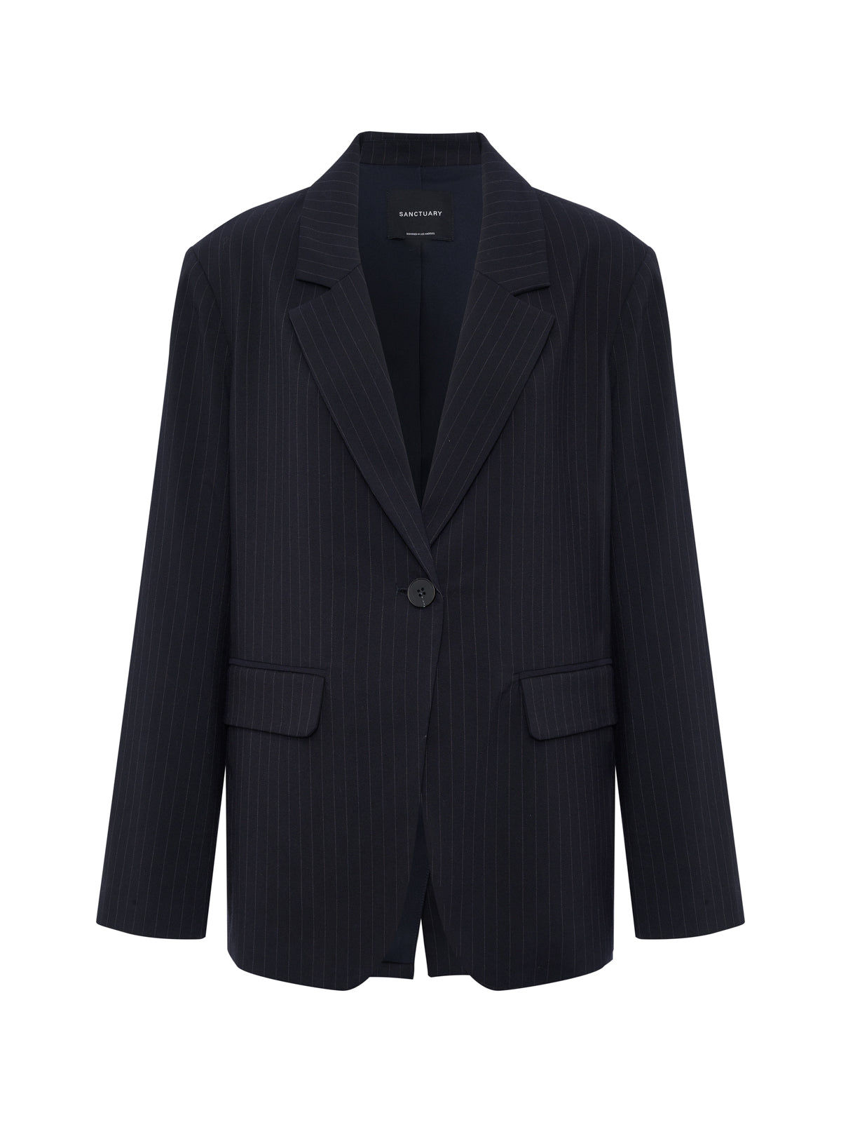 Sanctuary Clothing Hot Sale - Maci Blazer Navy Pinstripe