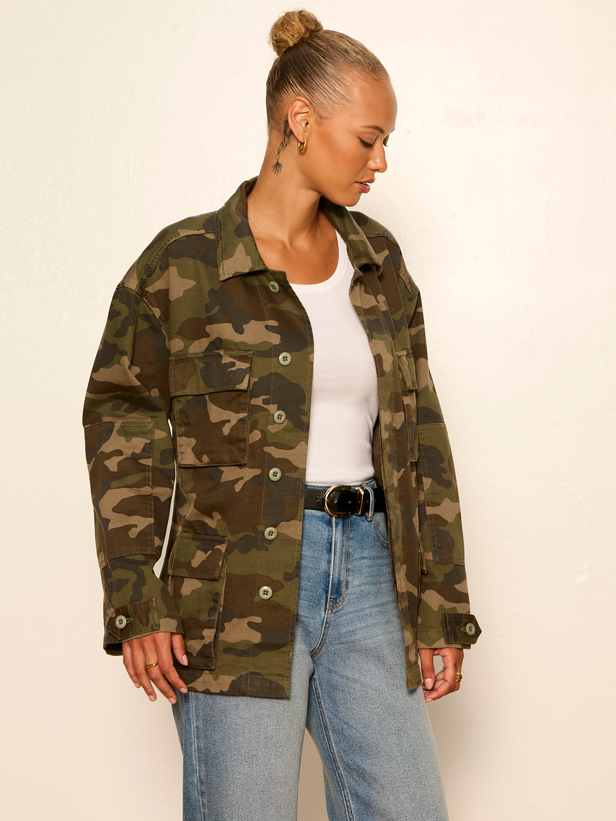 Sanctuary Clothing Best Price - Reissue Field Jacket Ridge Camo