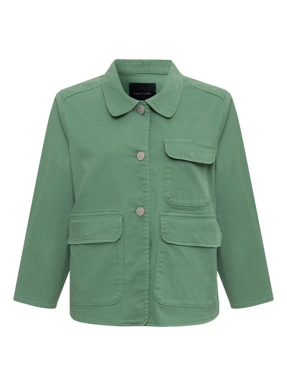Sanctuary Clothing Great Value - CROP CHORE JACKET GREEN JUICE