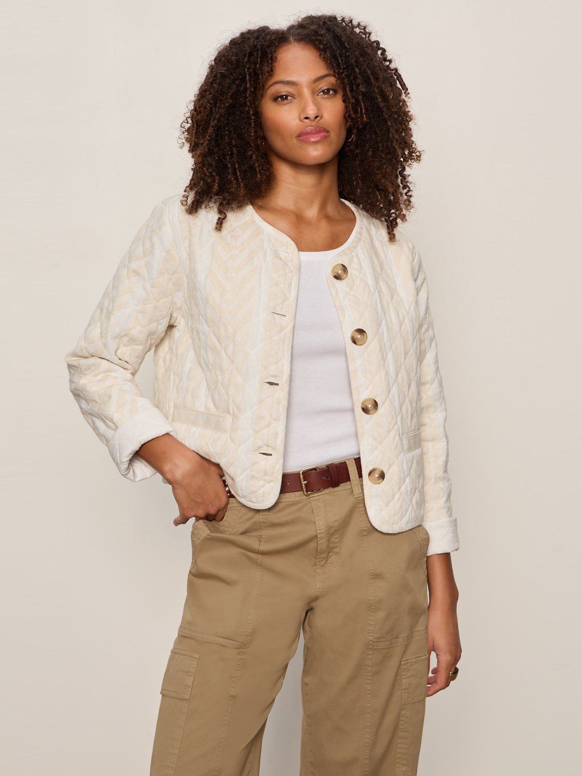 Sanctuary Clothing Best Price - CRAFTED COCO JACKET COLLAGEN STRIPE