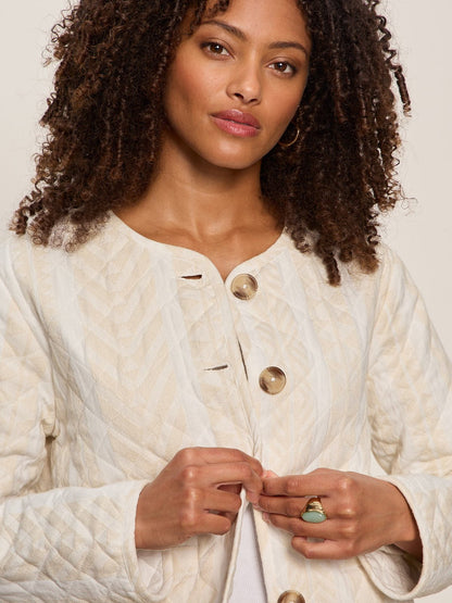 Sanctuary Clothing Best Price - CRAFTED COCO JACKET COLLAGEN STRIPE