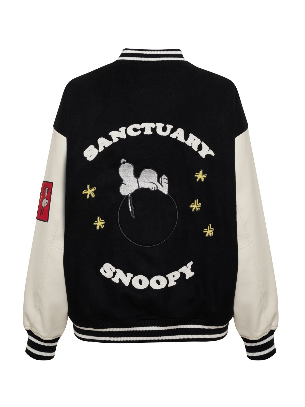 Sanctuary Clothing Hot Sale - 75 VARSITY JACKET BLACK/WHITE