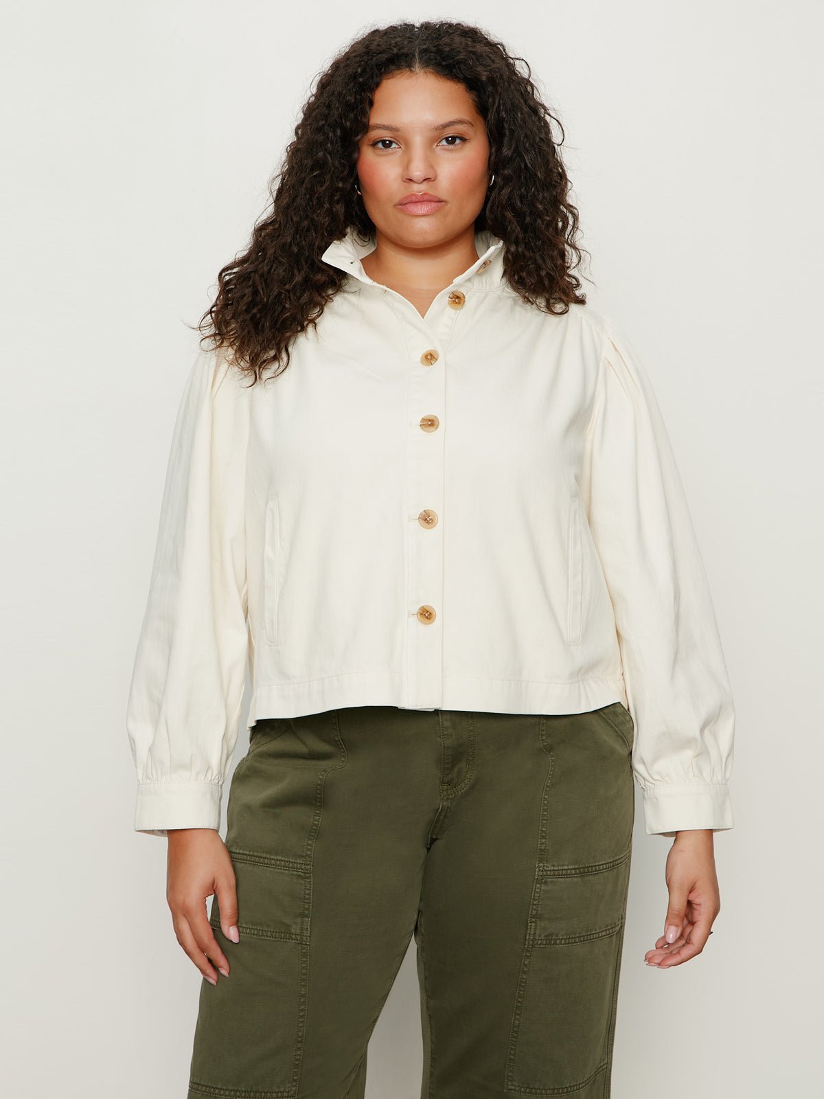 Sanctuary Clothing Quality - Charlotte Twill Jacket Collagen Extended Sizing