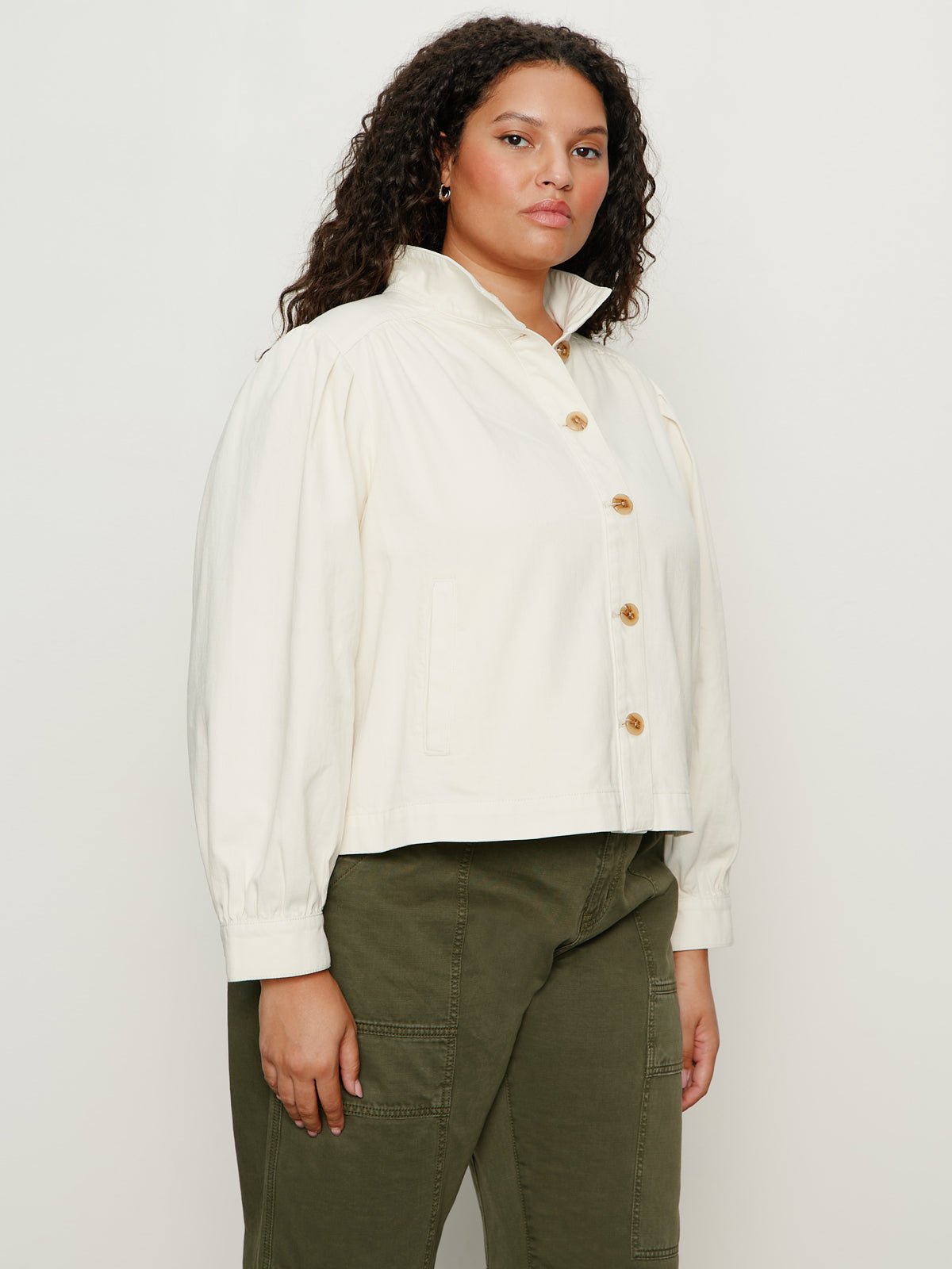 Sanctuary Clothing Quality - Charlotte Twill Jacket Collagen Extended Sizing