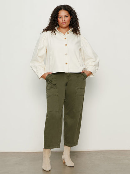 Sanctuary Clothing Quality - Charlotte Twill Jacket Collagen Extended Sizing