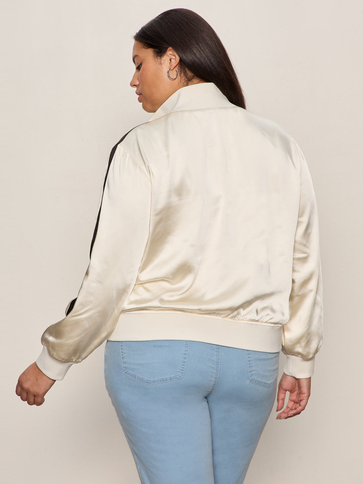 Sanctuary Clothing Popular - Satin Track Jacket Collagen Extended Sizing