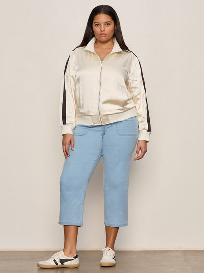 Sanctuary Clothing Popular - Satin Track Jacket Collagen Extended Sizing