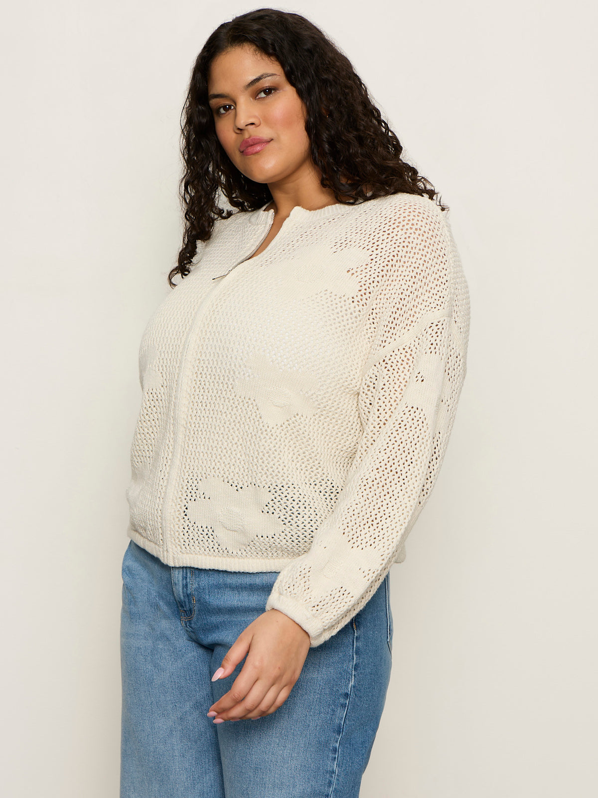 Sanctuary Clothing Quality - Daily Escape Flower Pop Bomber Collagen Extended Sizing