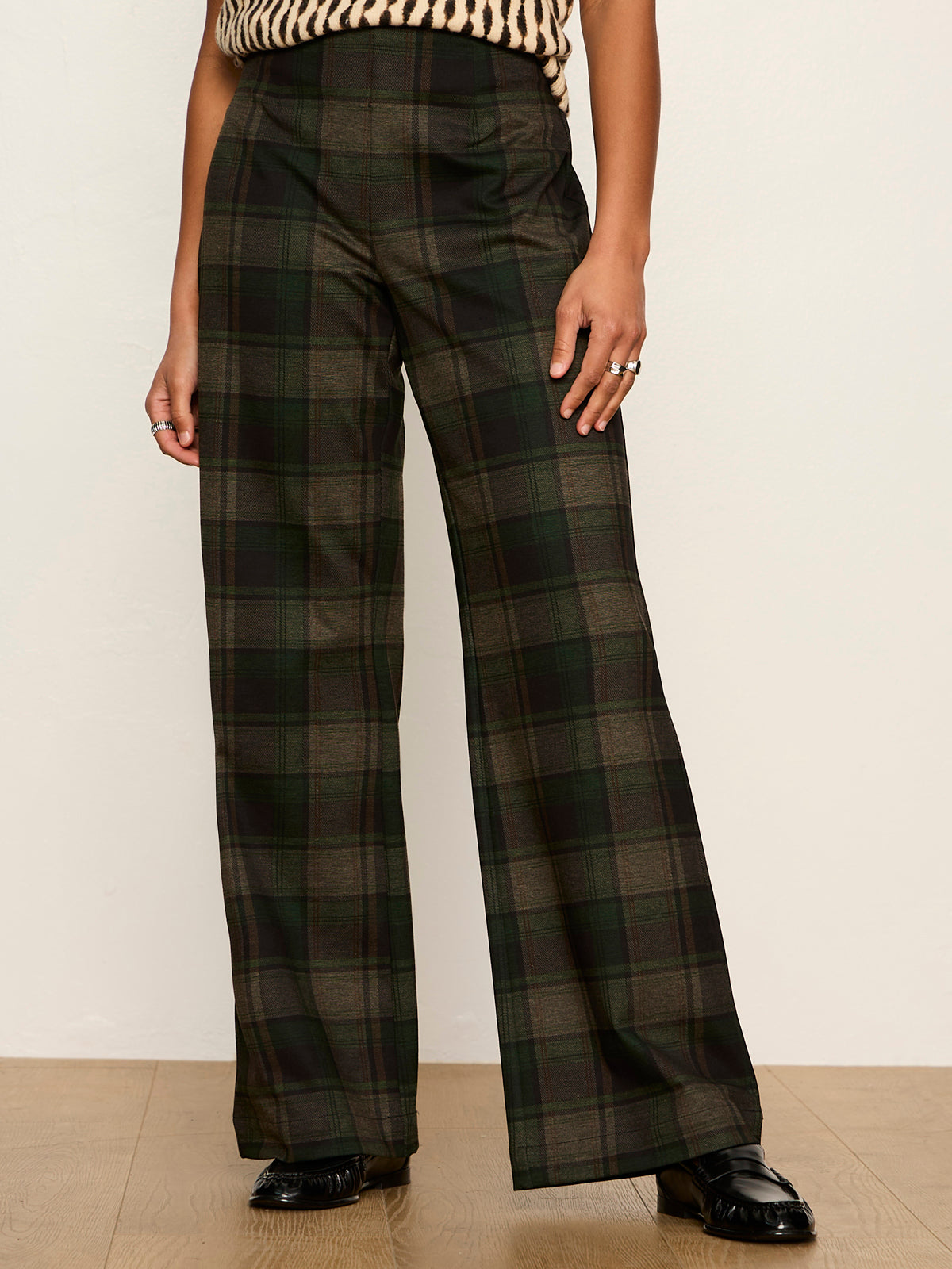 Sanctuary Clothing Latest - Relay Pull On Pant Kalamata Plaid