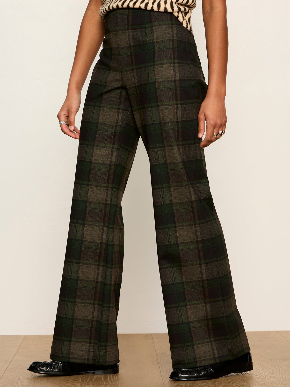 Sanctuary Clothing Latest - Relay Pull On Pant Kalamata Plaid