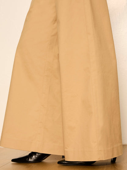 Sanctuary Clothing Best Seller - REESE WIDE LEG TROUSER KHAKI