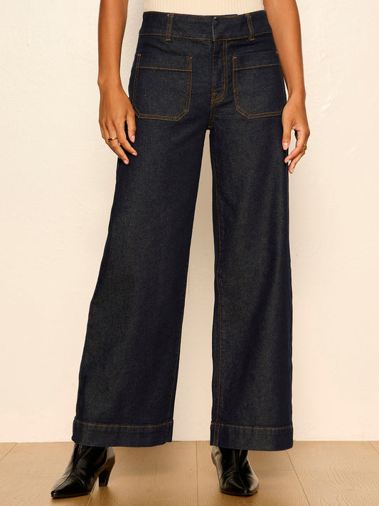 Sanctuary Clothing Essential - Chelsea Wide Leg Jean Too Much