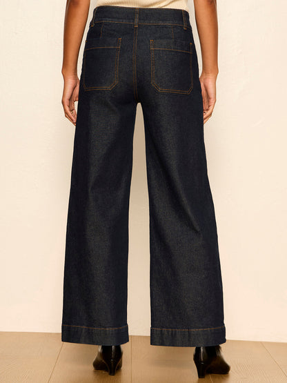 Sanctuary Clothing Essential - Chelsea Wide Leg Jean Too Much