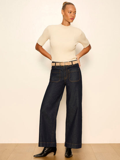 Sanctuary Clothing Essential - Chelsea Wide Leg Jean Too Much
