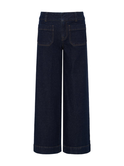 Sanctuary Clothing Essential - Chelsea Wide Leg Jean Too Much
