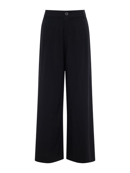 Sanctuary Clothing New - REESE WIDE LEG TROUSER BLACK