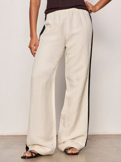 Sanctuary Clothing Special Offer - CASUAL TRACK PANT SUMMER SAND / BLACK