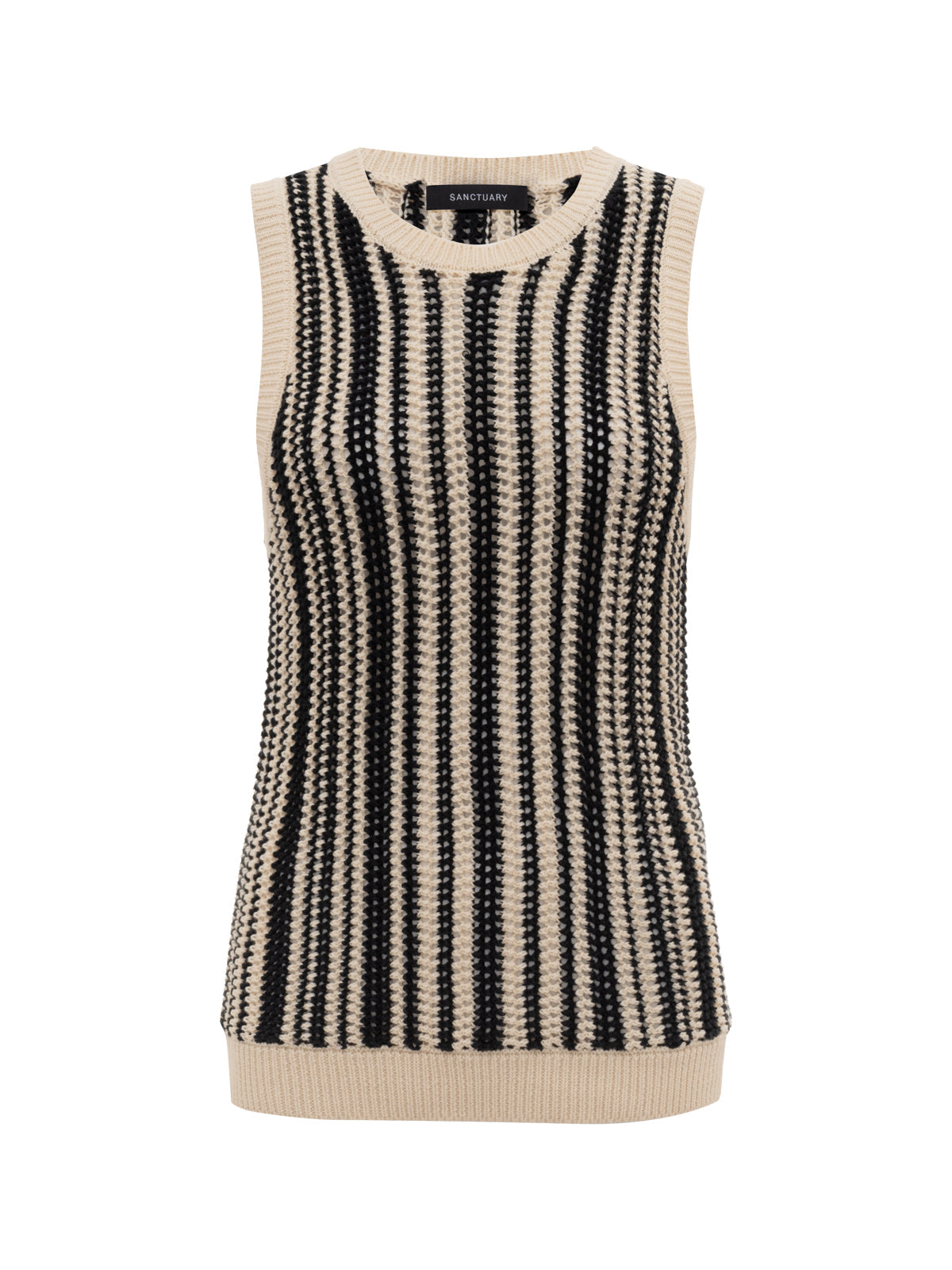 Sanctuary Clothing Popular - NATURAL STATE HALTER TANK CABANA STRIPE