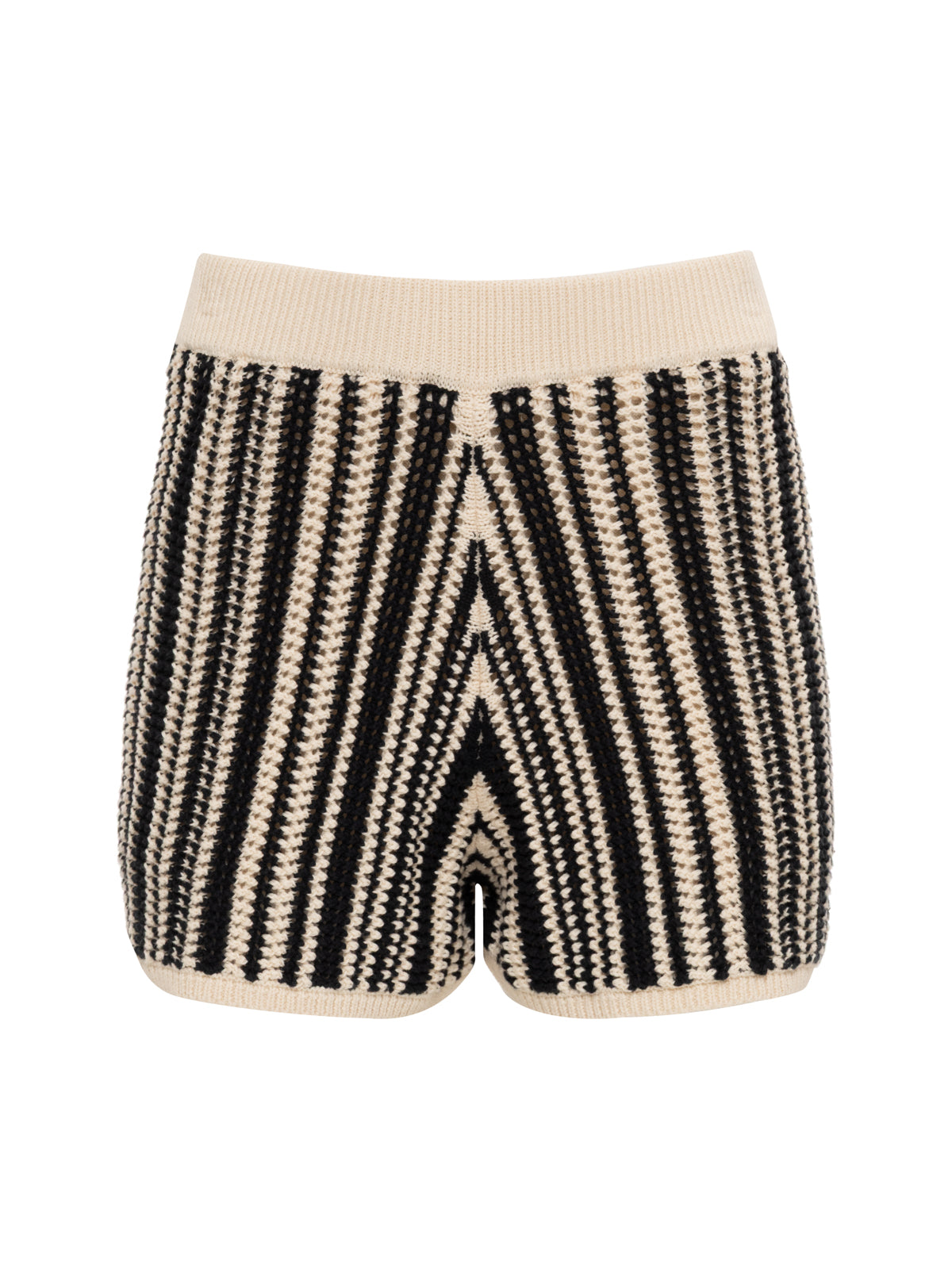 Sanctuary Clothing New - NATURAL STATE OPENWORK SHORT CABANA STRIPE