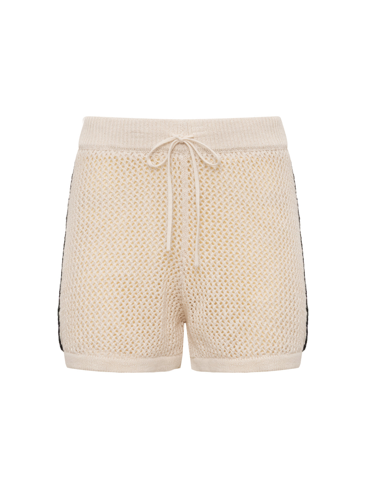 Sanctuary Clothing Latest - Open Stitch Track Short Collagen / Stripe