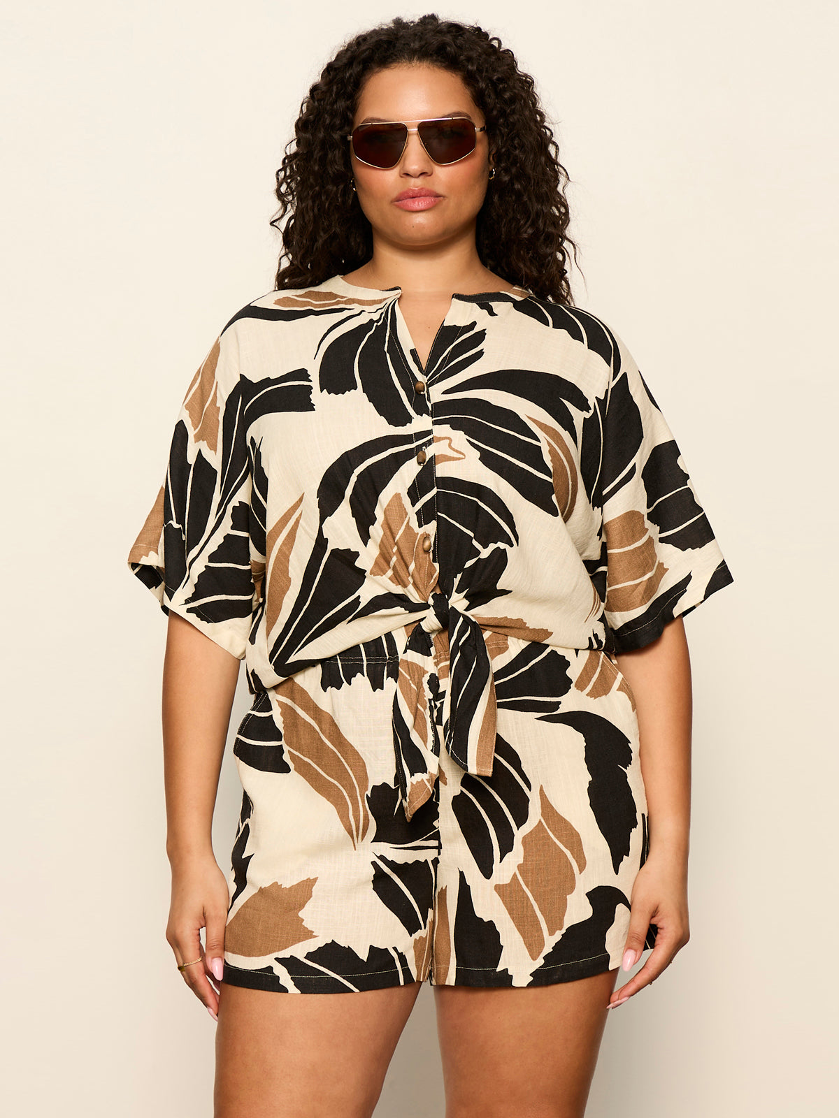 Sanctuary Clothing Customer Favorite - GOOD TIME TIE SHIRT LOTUS