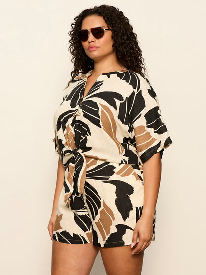 Sanctuary Clothing Customer Favorite - GOOD TIME TIE SHIRT LOTUS