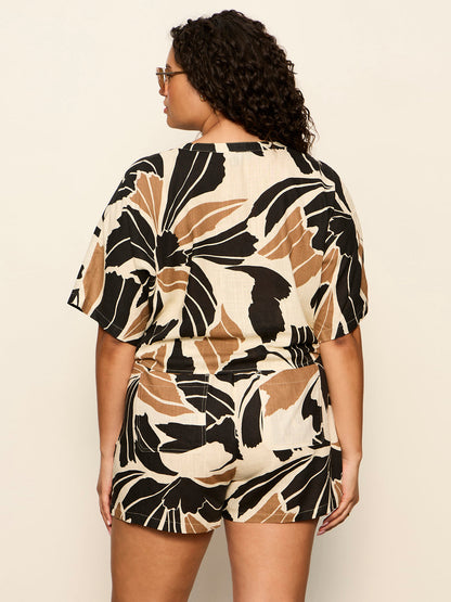 Sanctuary Clothing Customer Favorite - GOOD TIME TIE SHIRT LOTUS