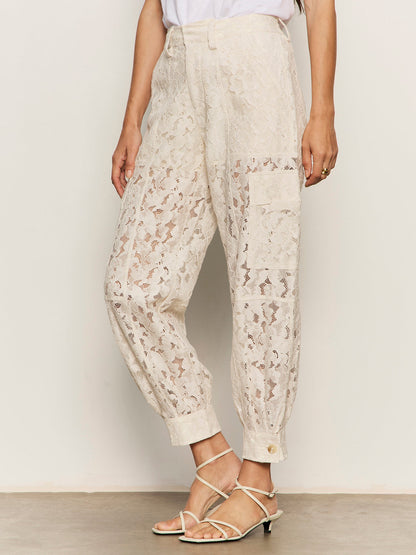 Sanctuary Clothing Recommended - SOFT VOLUME LACE PANT COLLAGEN