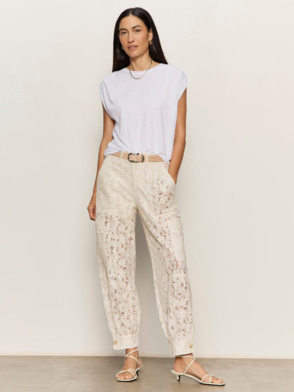 Sanctuary Clothing Recommended - SOFT VOLUME LACE PANT COLLAGEN