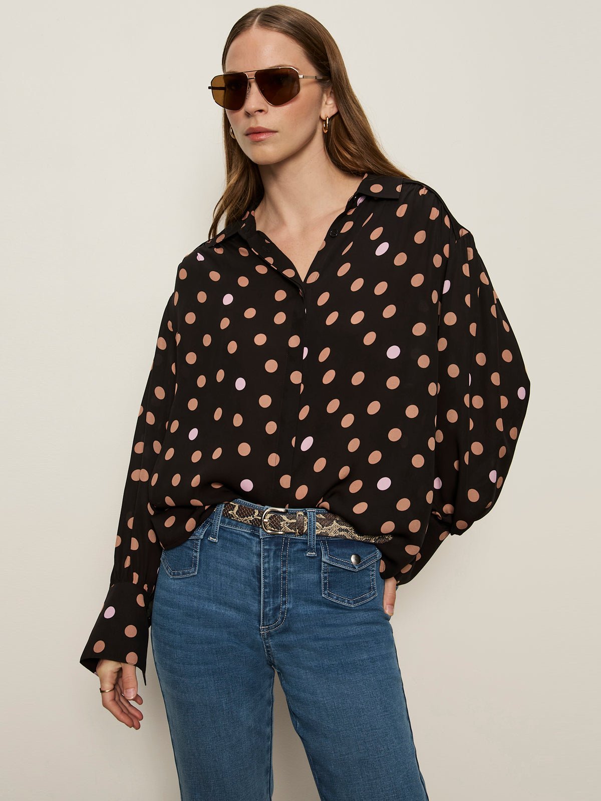 Sanctuary Clothing Smart Buy - Colette Silk Shirt Popspot