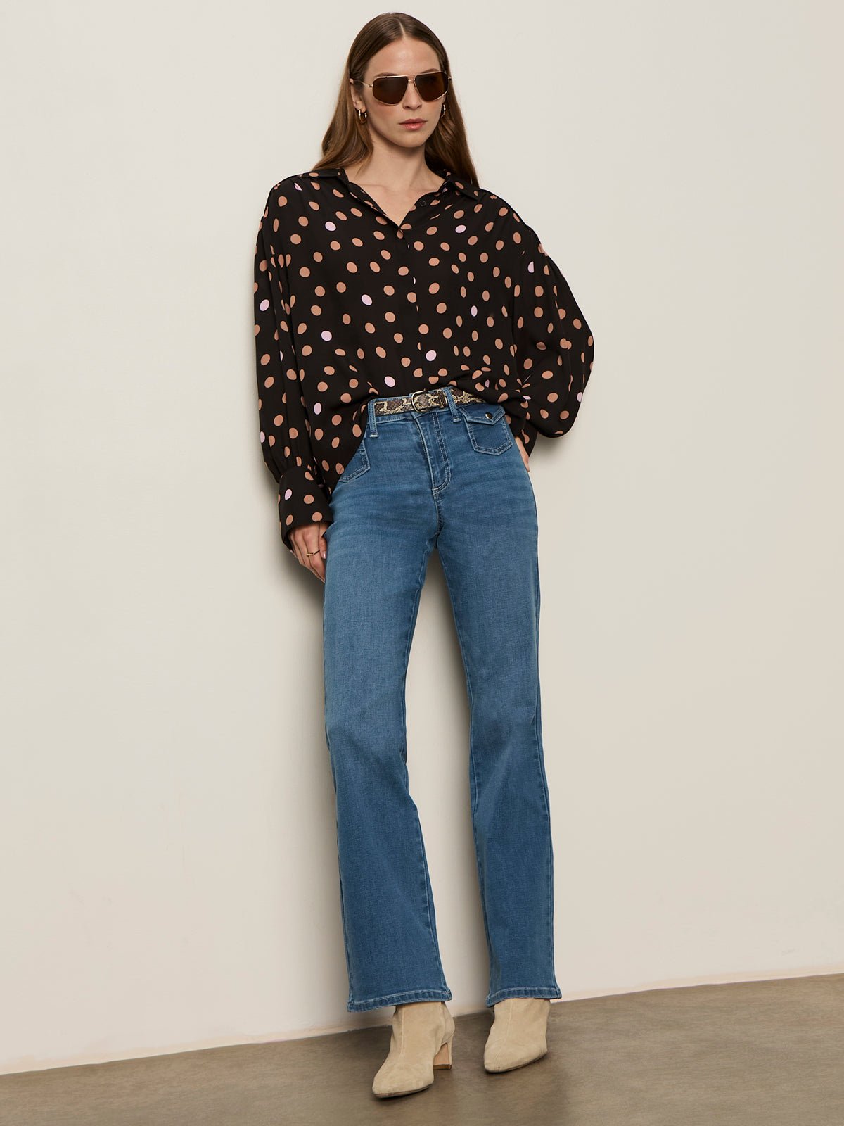 Sanctuary Clothing Smart Buy - Colette Silk Shirt Popspot