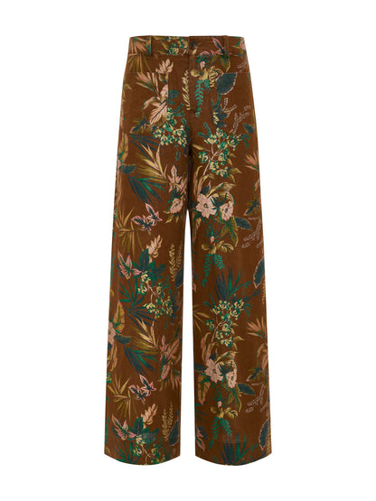 Sanctuary Clothing Top Pick - The Linen Marine Wide Leg Pant Vintage Ivy
