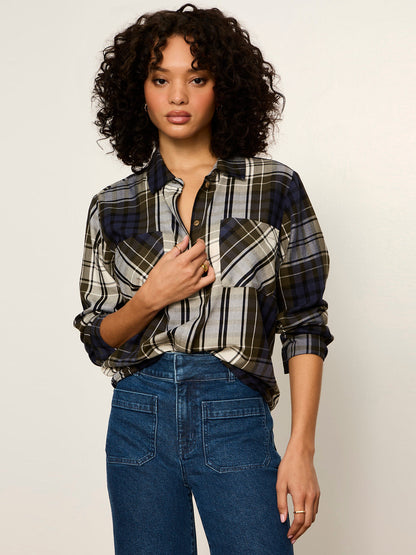 Sanctuary Clothing Best Price - The City Plaid Shirt True Green Plaid