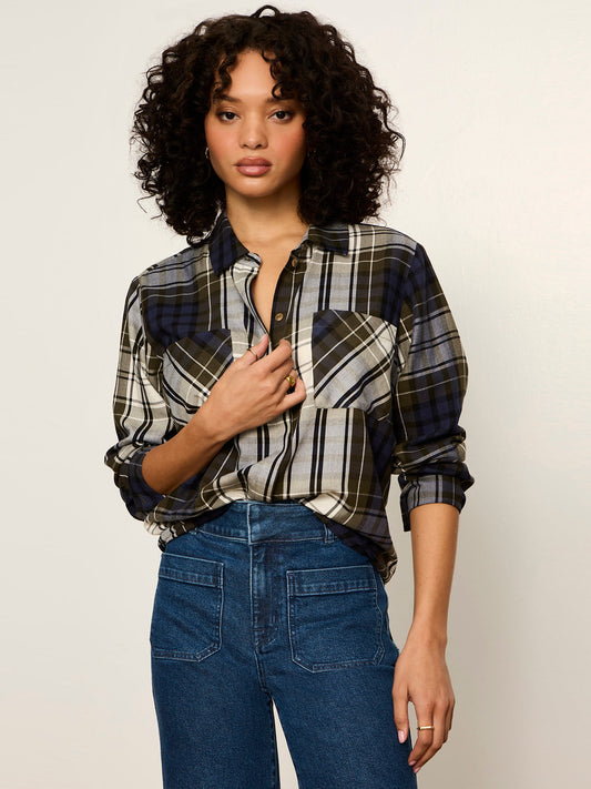Sanctuary Clothing Best Price - The City Plaid Shirt True Green Plaid