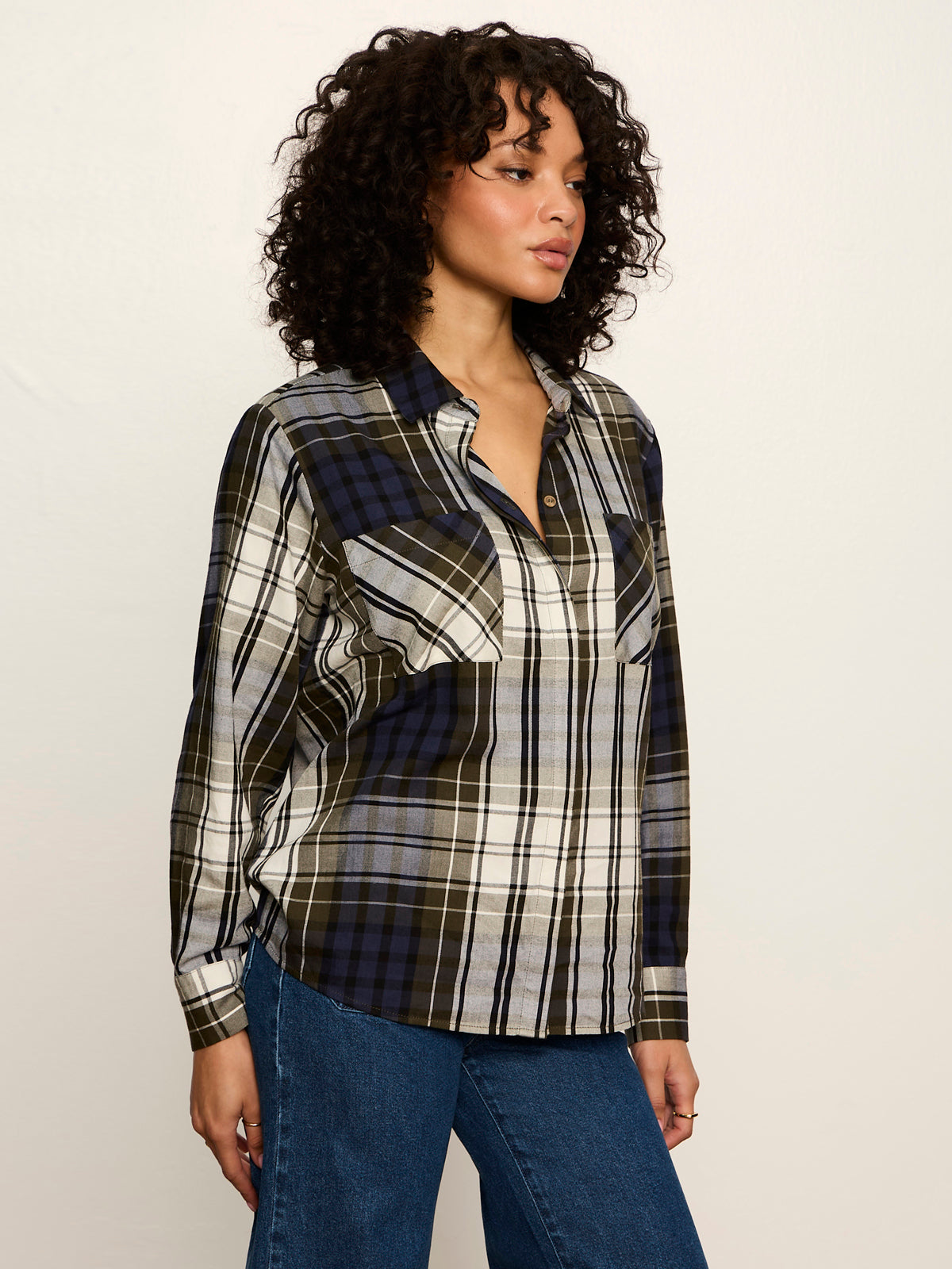 Sanctuary Clothing Best Price - The City Plaid Shirt True Green Plaid
