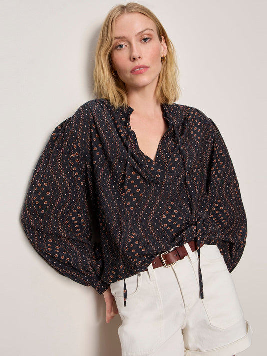 Sanctuary Clothing Best Price - JOYRIDE RELAXED VOLUME BLOUSE RHYTHMIC