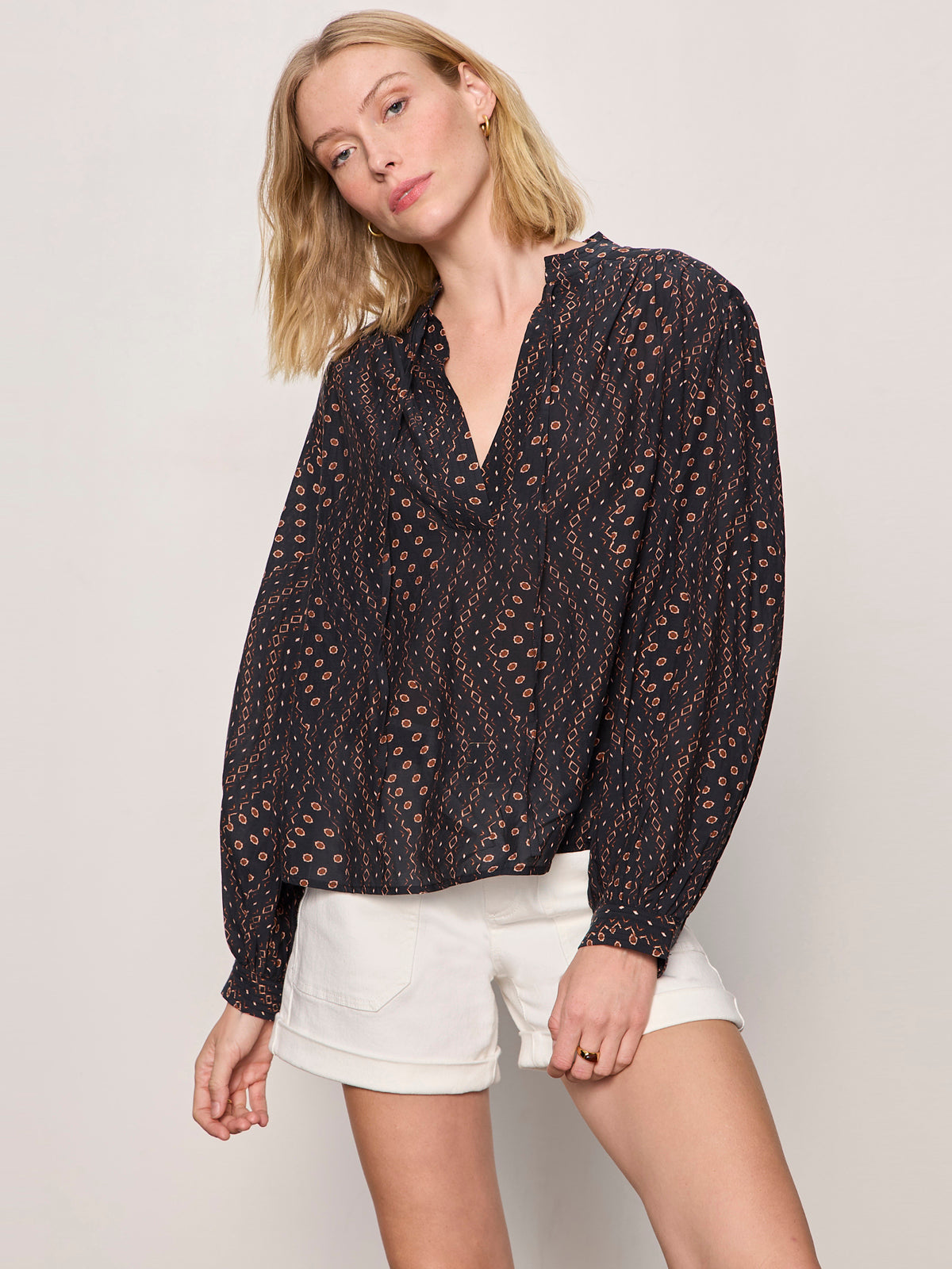 Sanctuary Clothing Best Price - JOYRIDE RELAXED VOLUME BLOUSE RHYTHMIC
