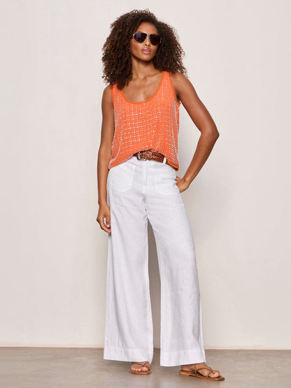 Sanctuary Clothing Sale - THE BECOMING BEAD SHELL HIBISCUS ORANGE