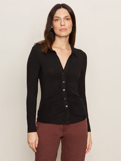 Sanctuary Clothing Premium - DREAMGIRL BUTTON UP BLACK