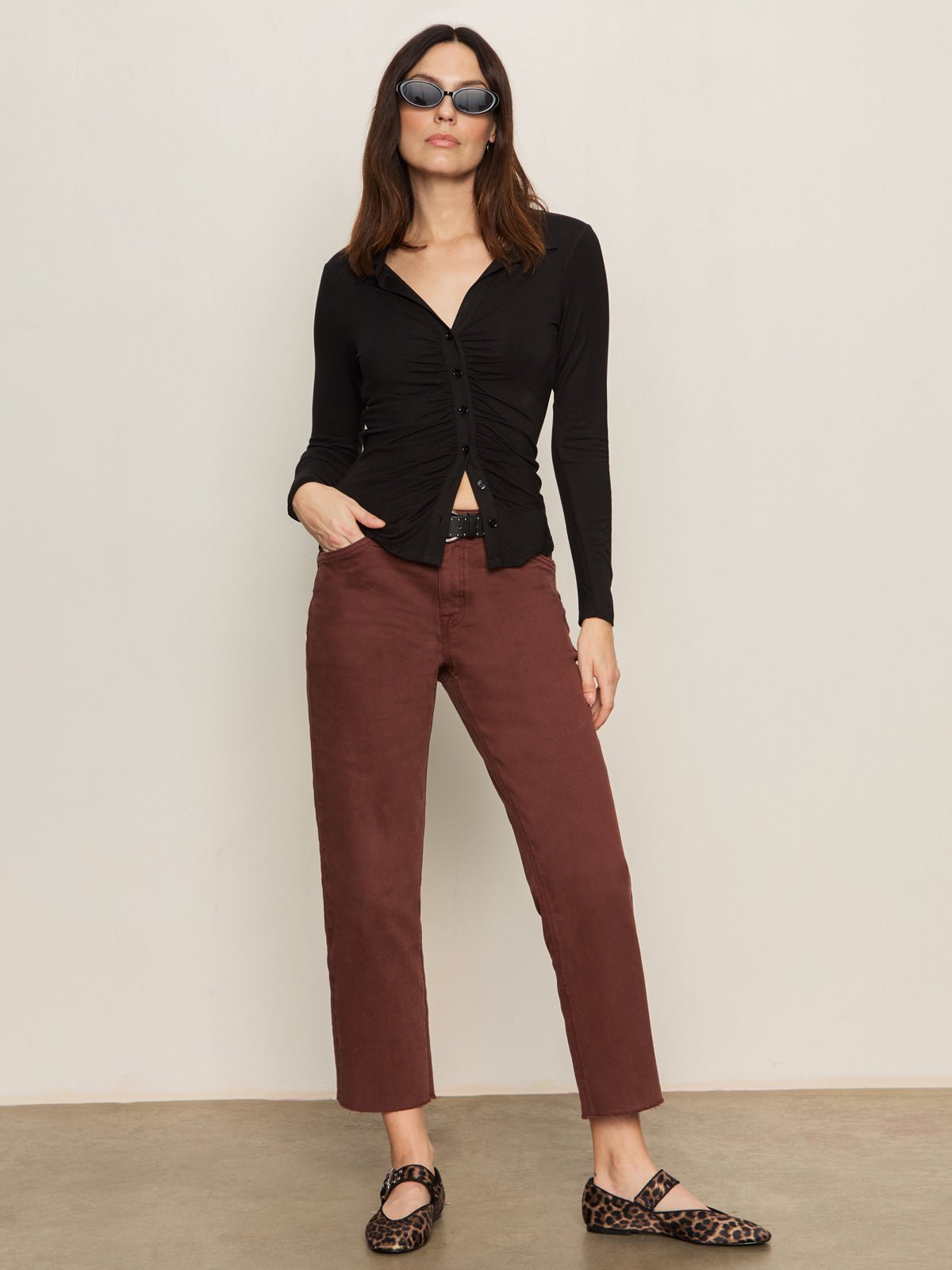 Sanctuary Clothing Premium - DREAMGIRL BUTTON UP BLACK