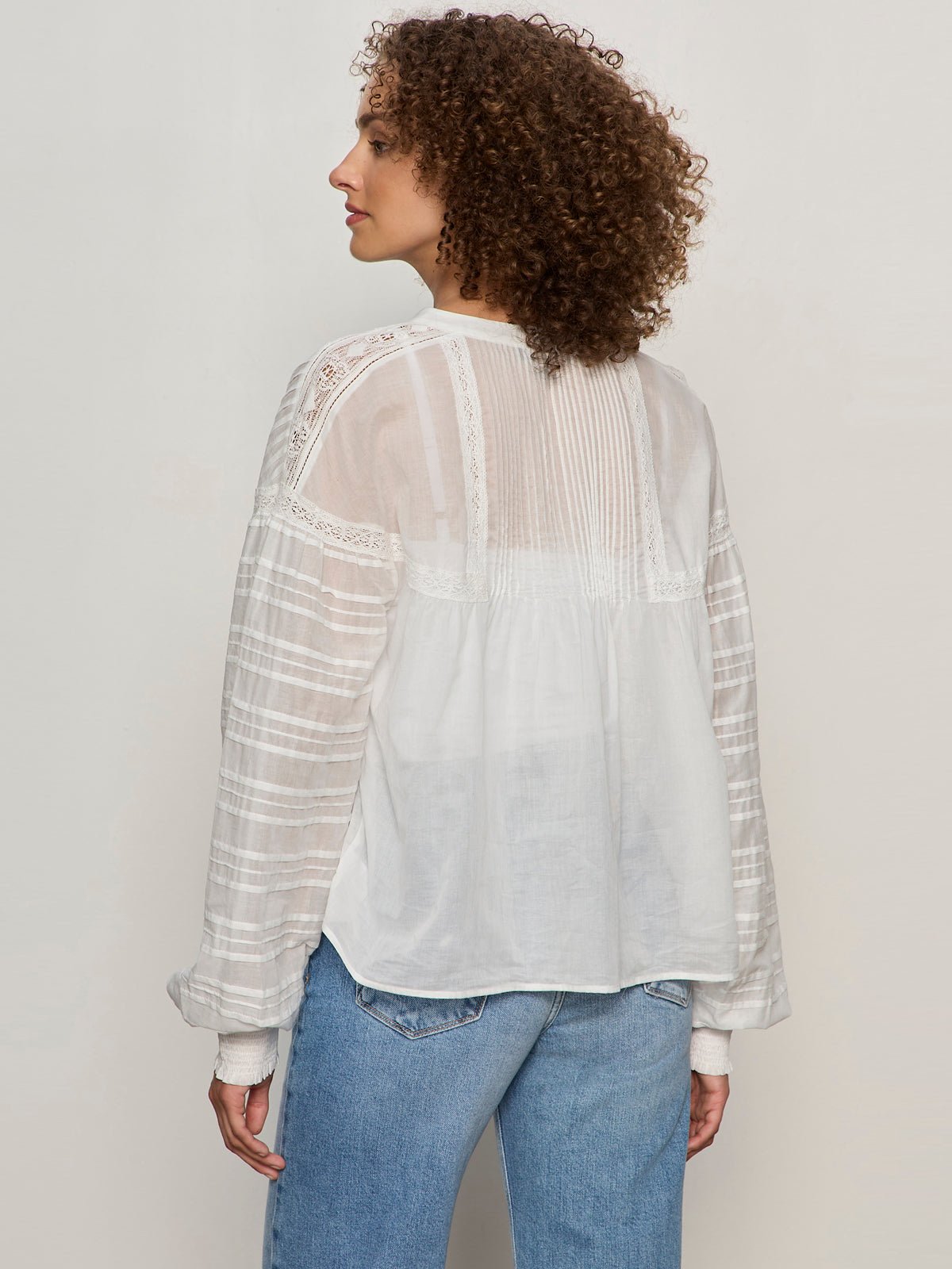 Sanctuary Clothing Quality - ADORE YOU EMBROIDERED BLOUSE WHITE