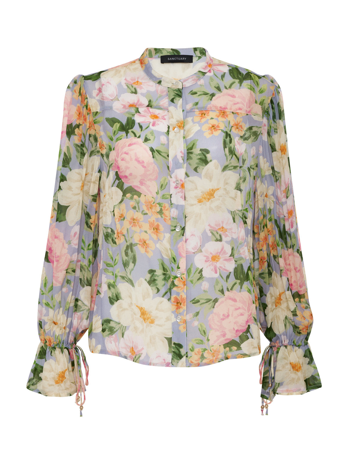 Sanctuary Clothing Exclusive - FEMME MUSE BUTTON BLOUSE SPRING FLORAL
