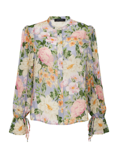 Sanctuary Clothing Exclusive - FEMME MUSE BUTTON BLOUSE SPRING FLORAL