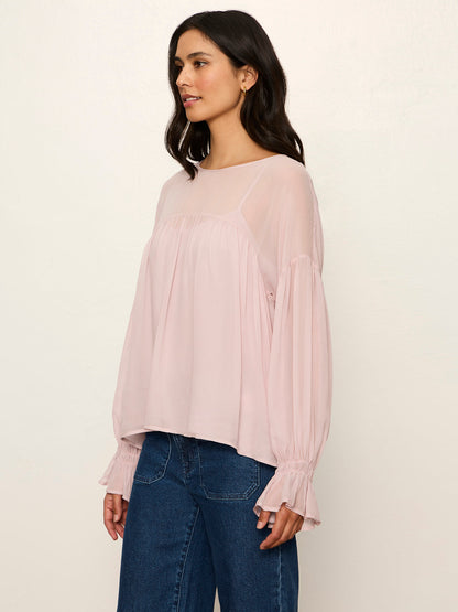 Sanctuary Clothing Everyday - KEEPSAKE VOLUME BLOUSE DRIED PETAL